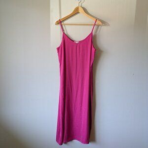 Ingrid & Isabel satin slip dress, maternity, size L